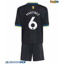 Maglie da calcio Manchester United Lisandro Martinez #6 Terza Maglia Bambino 2025-26 Manica Corta (+ Pantaloni corti)